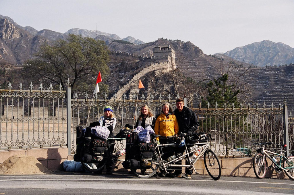 At the Great Wall of China