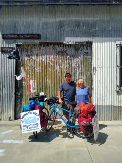 At the Patagonia Ventura shed